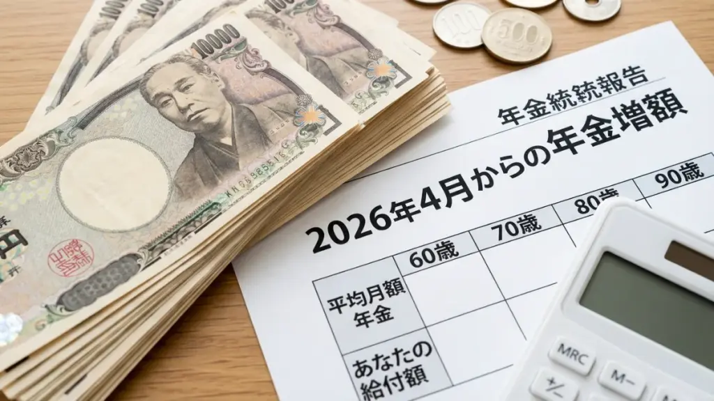 2026年4月からの年金増額