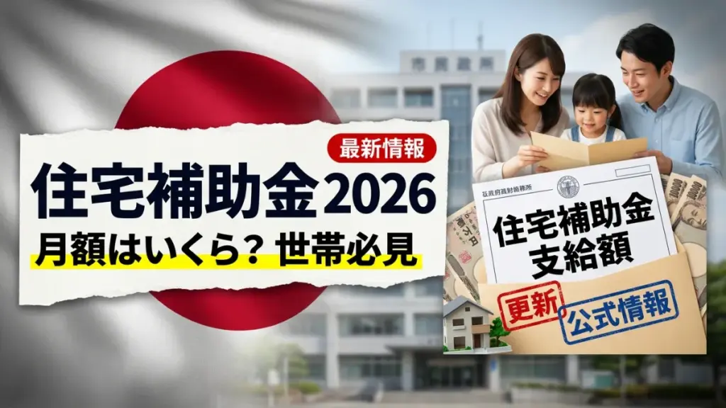 住宅補助金の支給額が更新