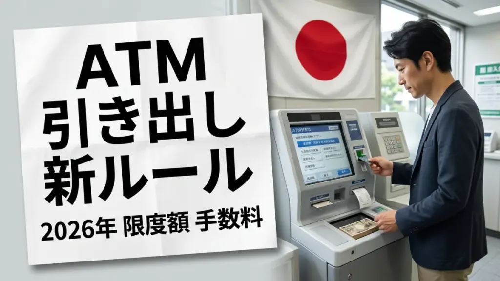 日本のATM引き出しルール2026