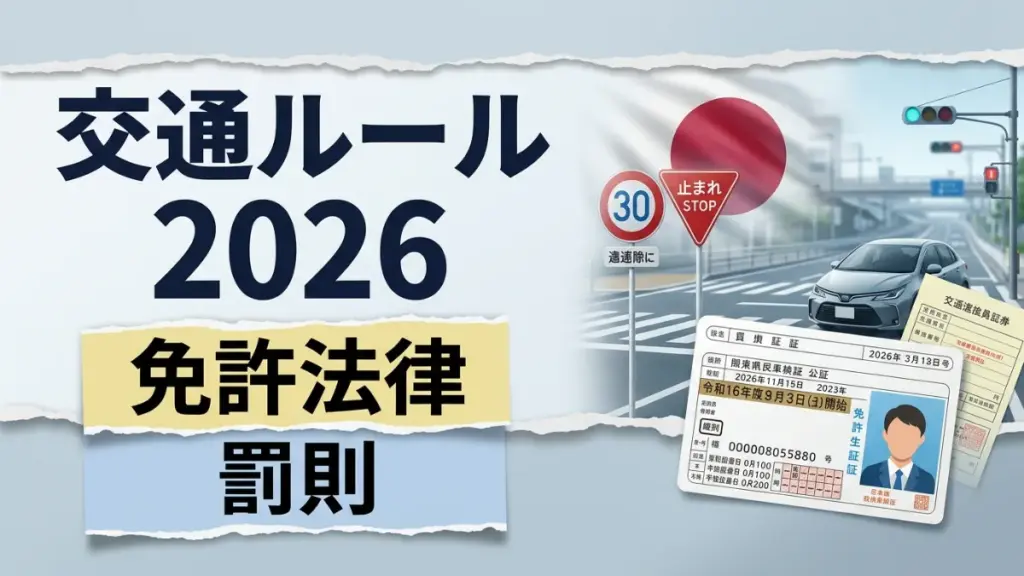 日本の交通ルール2026