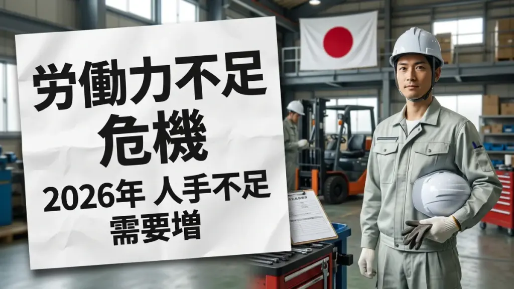 日本の労働力不足危機2026