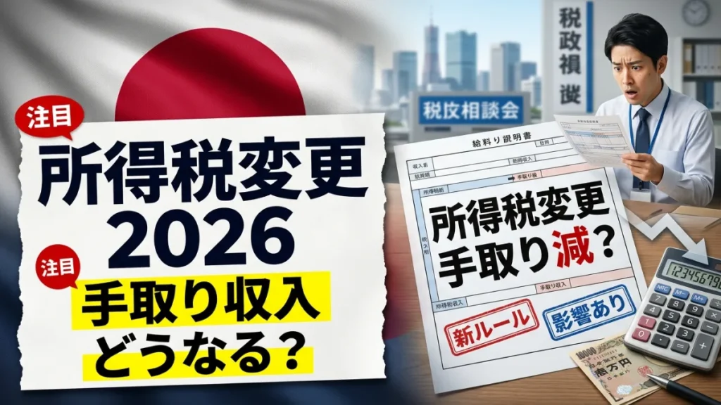 日本の所得税変更