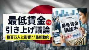 日本の最低賃金引き上げ議論