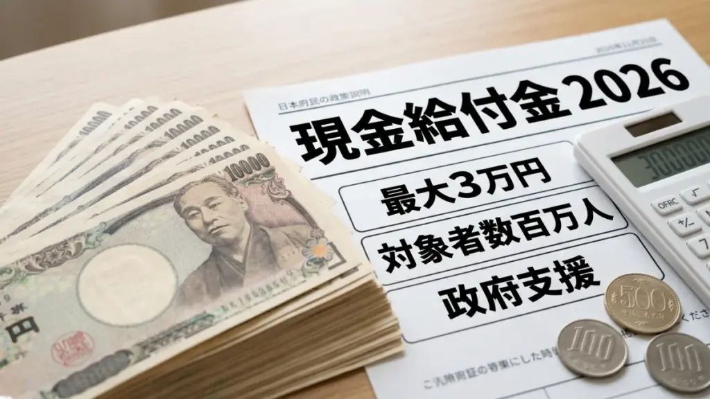 日本の現金給付金2026