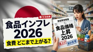 日本の食品価格インフレ2026